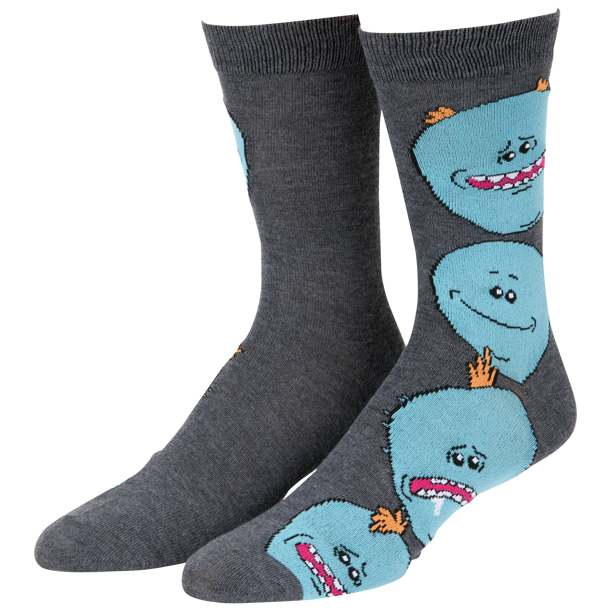 Rick and Morty Characters 6-Pack Crew Socks